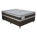 Cama Box Conjugado Casal com Colchão (138x73x188) Sleep Gold Gazin CR35355 Marrom/Bege