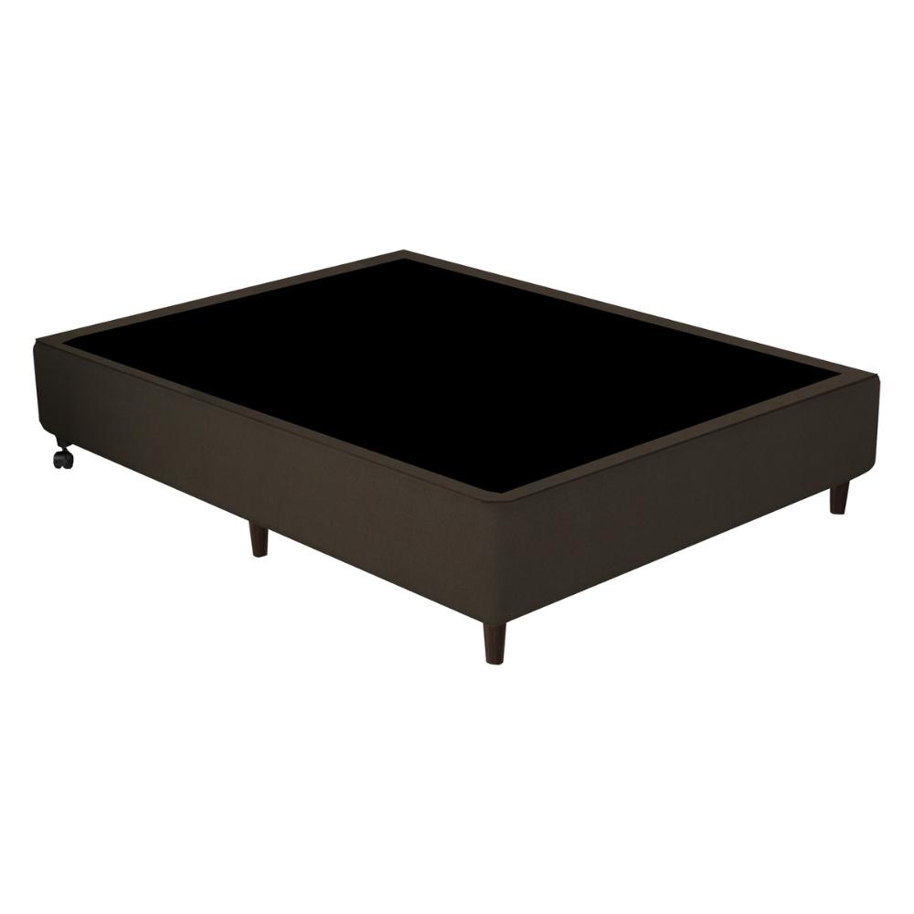 Cama Box Conjugado Casal com Colchão (138x73x188) Sleep Gold Gazin CR35355 Marrom/Bege