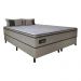 Cama Box Conjugado King com Colchão (193x67x203) Safira Gazin CR35347 Castor