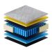 Cama Box Conjugado King com Colchão (193x67x203) Safira Gazin CR35347 Castor