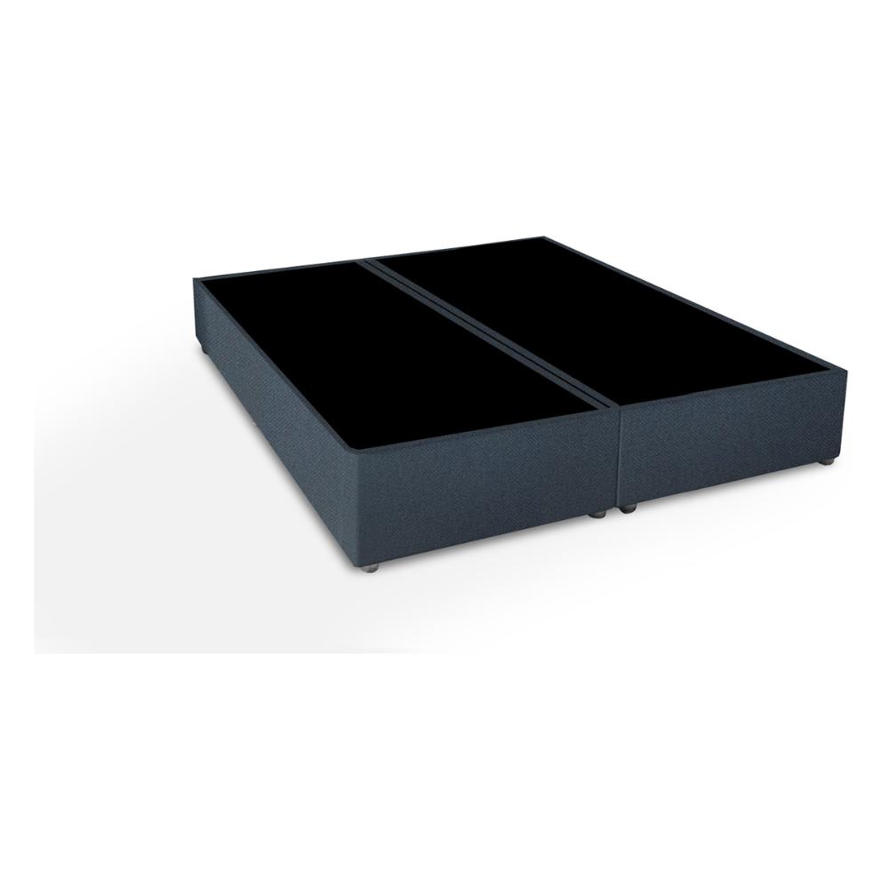 Cama Box Conjugado King com Colchão (193x69x203) Acqua Gel Gazin CR35345 Azul Escuro