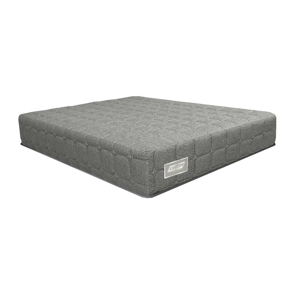 Cama Box Conjugado King com Colchão (193x69x203) Cloud Gazin CR35313 Grafite/Preto