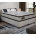 Cama Box Conjugado King com Colchão (193x71x203) Good Like Gazin CR35373 Bege/Marrom
