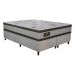 Cama Box Conjugado King com Colchão (193x71x203) Good Like Gazin CR35373 Bege/Marrom