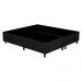 Cama Box Conjugado King com Colchão (193x72x203) Black Night Gazin CR35354 Preto/Cinza