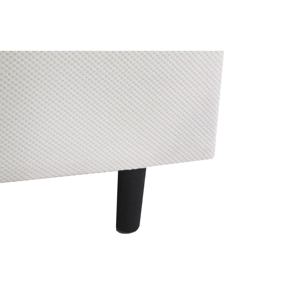 Cama Box Conjugado King com Colchão (193x72x203) Império Gazin CR35352 Areia/Off White