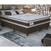 Cama Box Conjugado King com Colchão (193x73x203) Sleep Gold Gazin CR35356 Marrom/Bege