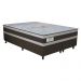 Cama Box Conjugado King com Colchão (193x73x203) Sleep Gold Gazin CR35356 Marrom/Bege