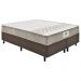 Cama Box Conjugado Queen com Colchão (158x59x198) Macau Gazin CR35361 Marrom
