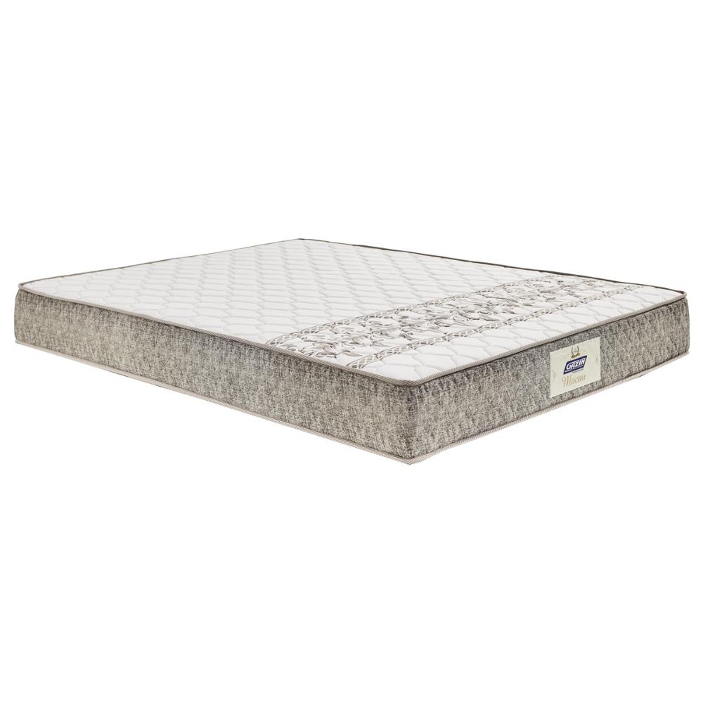 Cama Box Conjugado Queen com Colchão (158x59x198) Macau Gazin CR35361 Marrom