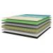 Cama Box Conjugado Queen com Colchão (158x61x198) Biosoft Gazin CR35295 Turquesa