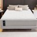 Cama Box Conjugado Queen com Colchão (158x64x198) Nevasca Gazin CR35296 Branco/Cinza Claro