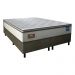 Cama Box Conjugado Queen com Colchão (158x66x198) Titan Firm Gazin CR35317 Areia/Marrom