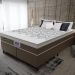 Cama Box Conjugado Queen com Colchão (158x67x198) Stone Plus Gazin CR35342 Marrom/Branco