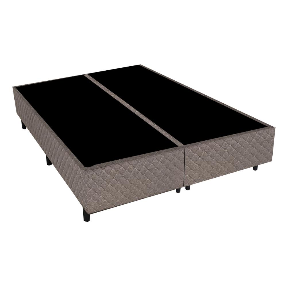 Cama Box Conjugado Queen com Colchão (158x68x198) New Class Gazin CR35323 Cacau