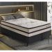 Cama Box Conjugado Queen com Colchão (158x69x198) Topázio Gazin CR35348 Areia/Preto