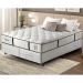 Cama Box Conjugado Queen com Colchão (158x69x198) Veneza II Gazin CR35311 Branco