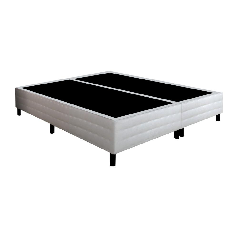 Cama Box Conjugado Queen com Colchão (158x69x198) Veneza II Gazin CR35311 Branco