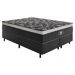 Cama Box Conjugado Queen com Colchão (158x71x198) Opala Gazin CR35331 Preto