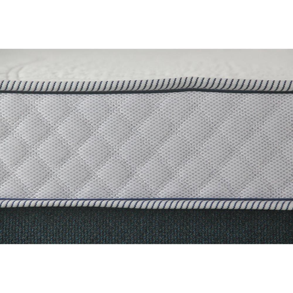 Cama Box Conjugado Queen com Colchão (158x72x198) Primeline Gel Gazin CR35343 Azul Escuro