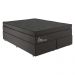 Cama Box Conjugado Queen com Colchão (158x72x198) Primeline HR Gazin CR35302 Chumbo Escuro