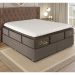 Cama Box Conjugado Queen com Colchão (158x77x198) Lazzari Gazin CR35298 Grafite