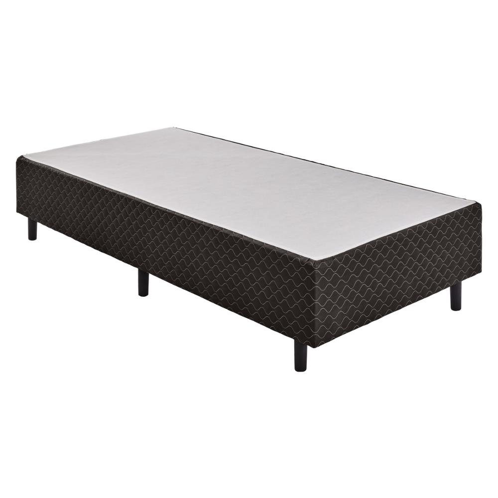 Cama Box Conjugado Solteirão com Colchão (98x65x198) Ibiza Gazin CR35366 Areia/Marrom