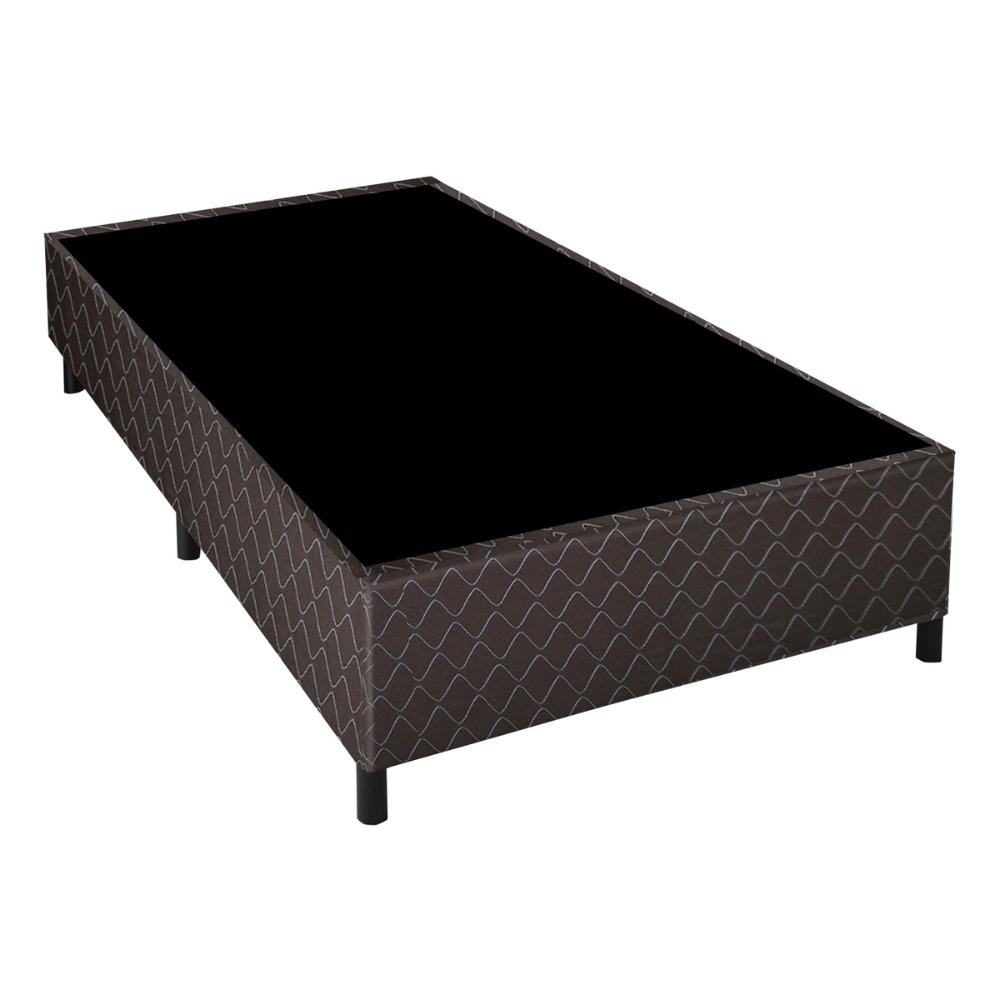 Cama Box Conjugado Solteiro com Colchão (88x57x188) Sonopro Gazin CR35336 Marrom