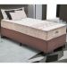 Cama Box Conjugado Solteiro com Colchão (88x59x188) Macau Gazin CR35360 Marrom