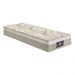 Cama Box Conjugado Solteiro com Colchão (88x62x188) Los Angeles Gazin CR35326 Areia/Marrom