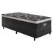 Cama Box Conjugado Solteiro com Colchão (88x71x188) Opala Gazin CR35330 Preto