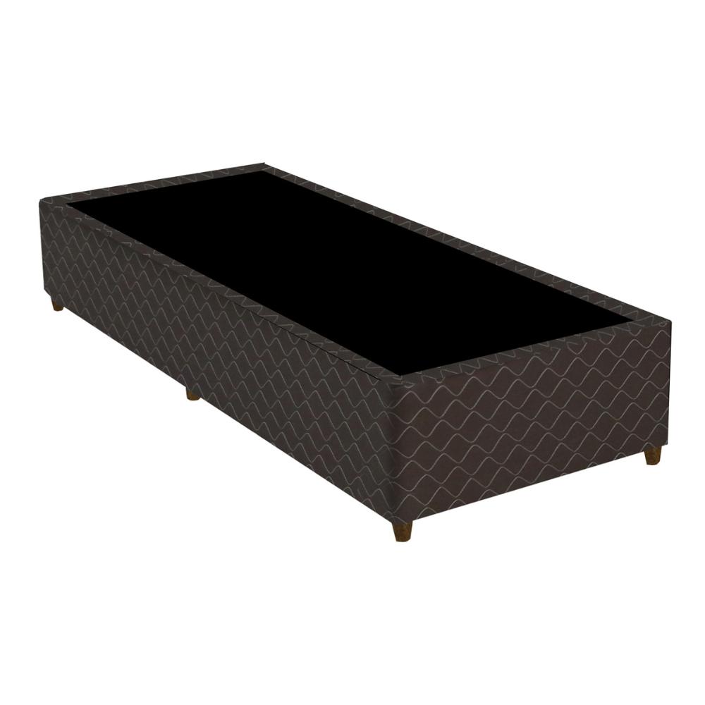 Cama Box Conjugado Solteiro com Colchão (88x71x188) Opala Gazin CR35332 Marrom