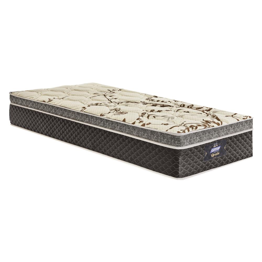 Cama Box Conjugado Solteiro com Colchão (88x71x188) Opala Gazin CR35332 Marrom