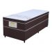 Cama Box Conjugado Solteiro com Colchão (88x71x188) Saint Louis Gazin CR35370 Marrom