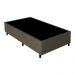 Cama Box Conjugado Solteiro com Colchão (88x73x188) Lux Firm Gazin CR35314 Areia/Marrom