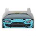 Cama Carro 100% MDF Infantil Montessoriana com Colchão Incluso Multimóveis MP4323 Azul