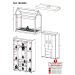 Cama Infantil Montessoriana com Colchão Incluso e Guarda-Roupas Pimpolho Multimóveis MX4280 Branco