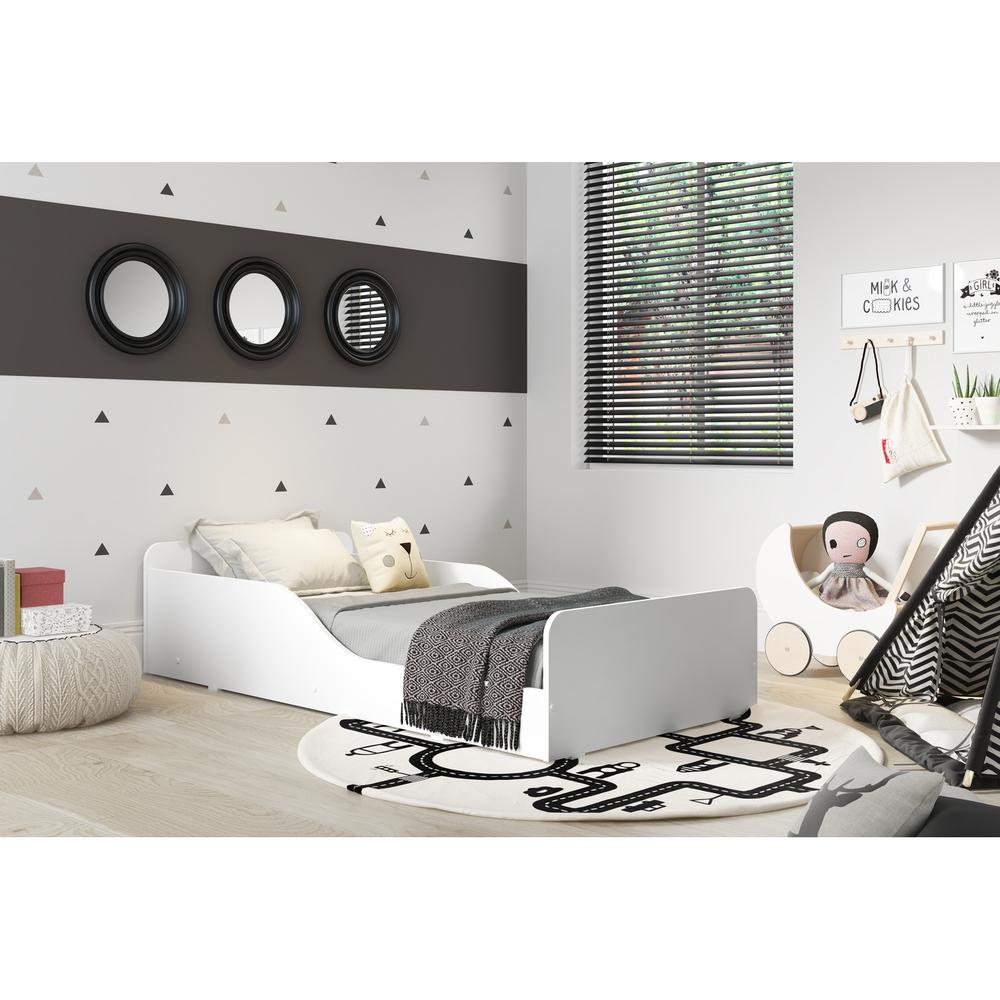 Cama Infantil Montessoriana p/ colchão 70 x 150 cm 100% MDF Multimóveis Branca