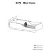 Cama Infantil Montessoriana p/ colchão 70 x 150 cm 100% MDF Multimóveis Branca
