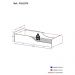 Cama Infantil Montessoriana p/ colchão 70 x 150 cm Square Multimóveis FGL2379 Branca