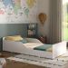 Cama Infantil Montessoriana para colchão 70x150cm 100% MDF Suspiro Multimóveis BB2379 Branco