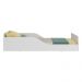 Cama Infantil Montessoriana para colchão 70x150cm 100% MDF Suspiro Multimóveis BB2379 Branco