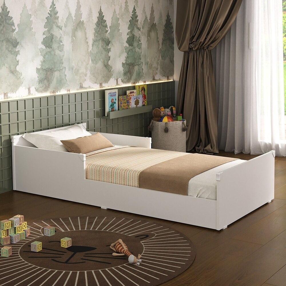 Cama Infantil com Colchão Incluso MP4112 Nina Multimóveis Branca
