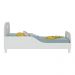 Cama Infantil para colchão 70x150cm 100% MDF Majestade Multimóveis BB2321 Branco