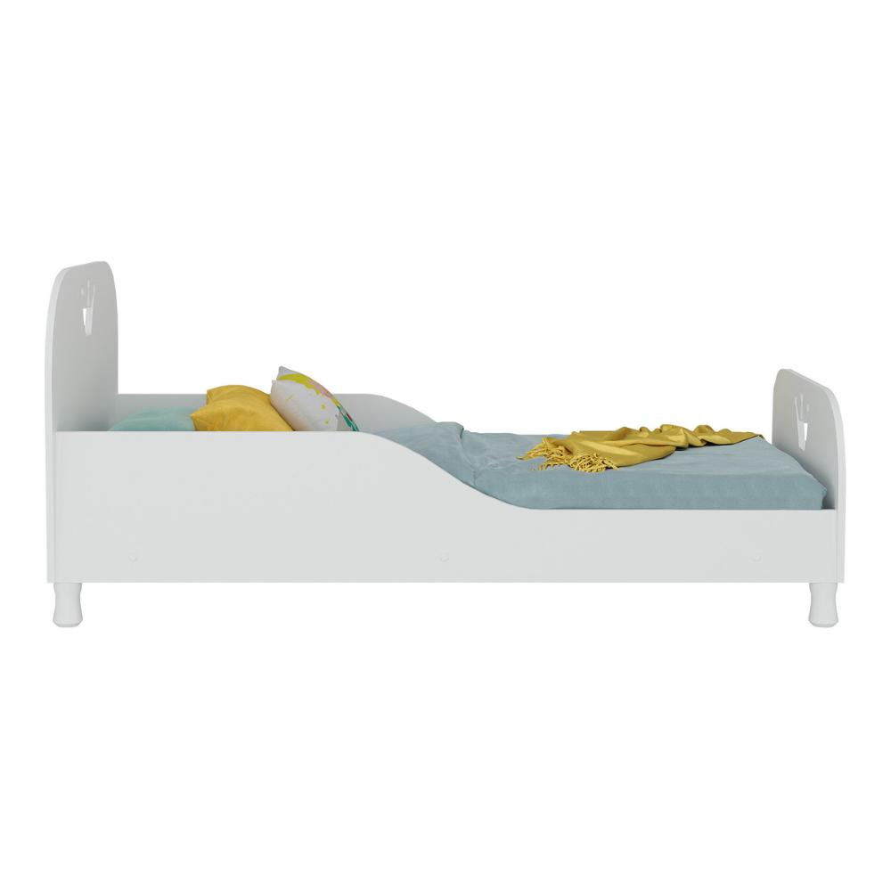 Cama Infantil para colchão 70x150cm 100% MDF Majestade Multimóveis BB2321 Branco