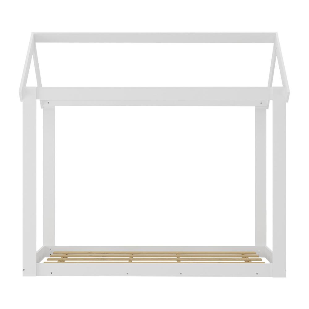 Cama Montessoriana Infantil Bambolê com Colchão Incluso Multimóveis EX4011 Branco