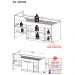 Cama Solteiro Multifuncional para Colchão 188 x 78cm com 2 Portas e Escrivaninha Multimóveis MP4230 Branco