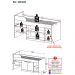 Cama Solteiro Multifuncional para Colchão 188 x 78cm com 2 Portas e Escrivaninha Multimóveis MP4234 Branco