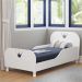 Cama Solteiro com Colchão Incluso 88 x 188 cm 100% MDF Realeza Multimóveis FG2320 Branco