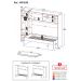 Cama Solteiro com Colchão Incluso 88 x 188 cm e Guarda Roupa/Roupeiro Multimóveis Branca